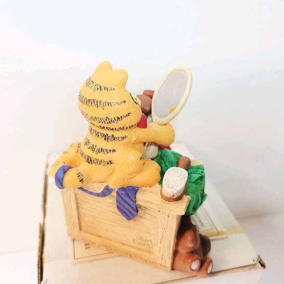 Vtg Garfield By Jim Davis Here's Looking at Me The Danbury Mint - Picture 2 of 6